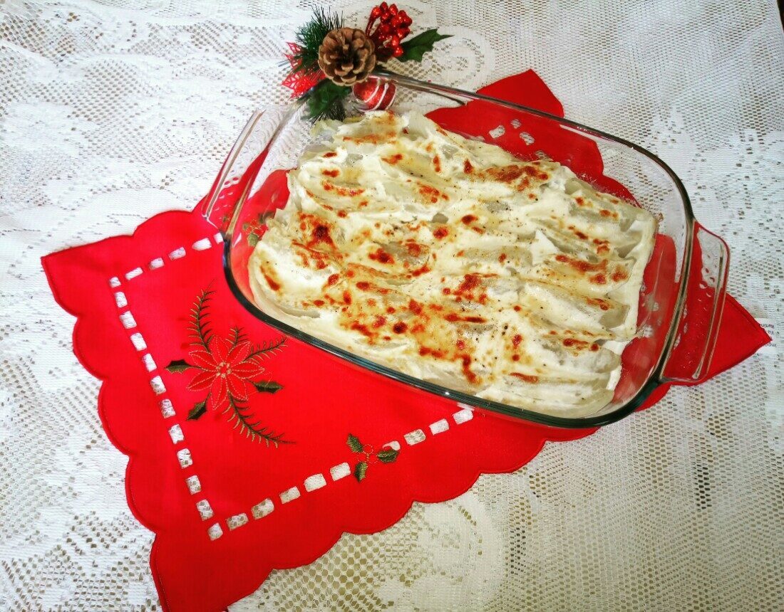 Finocchi gratinati alla panna