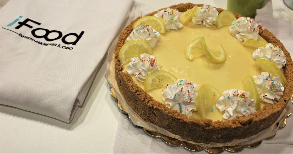 Finta crostata al limone e cioccolato bianco