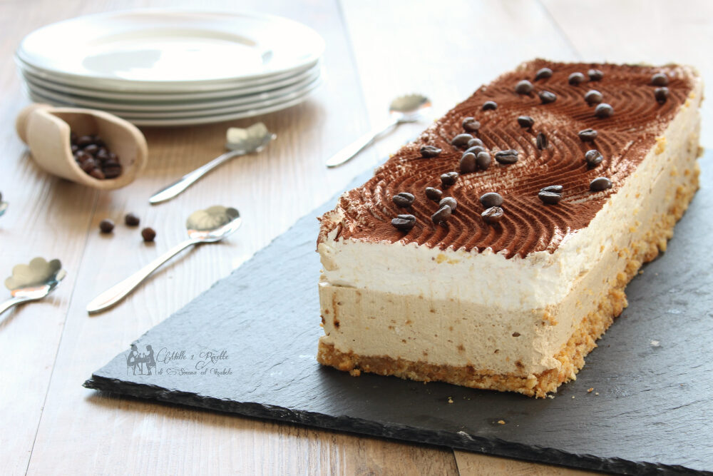 Finto cheese-cake al cappuccino