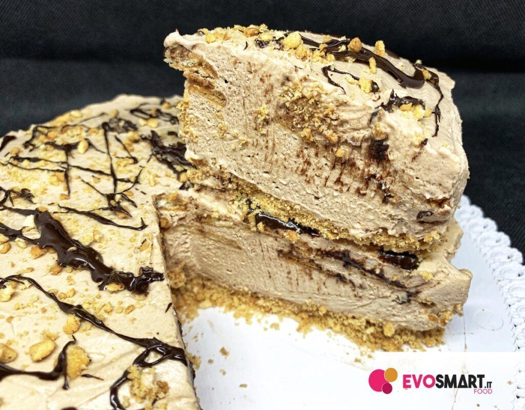 Finto Cheesecake al tiramisù con crema al Rum fondente