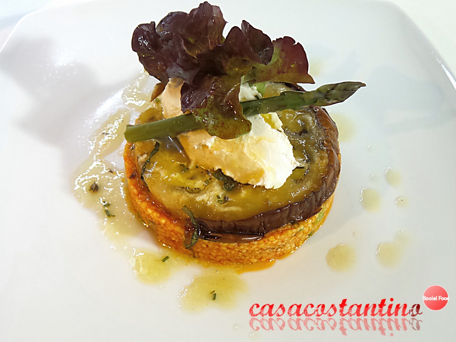 Finto cous cous integrale con verdure