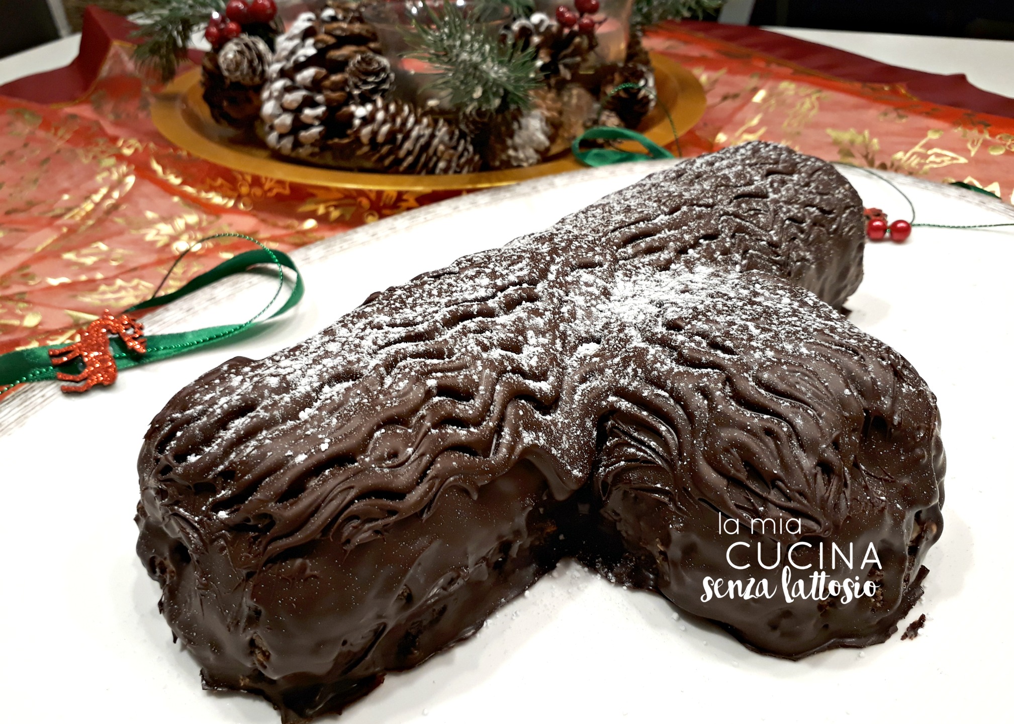 Finto tronchetto di natale – senza lattosio