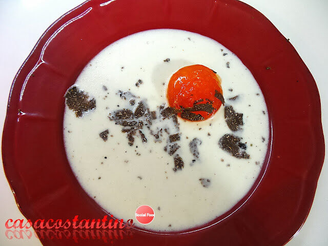 Finto uovo al tegamino con tartufo