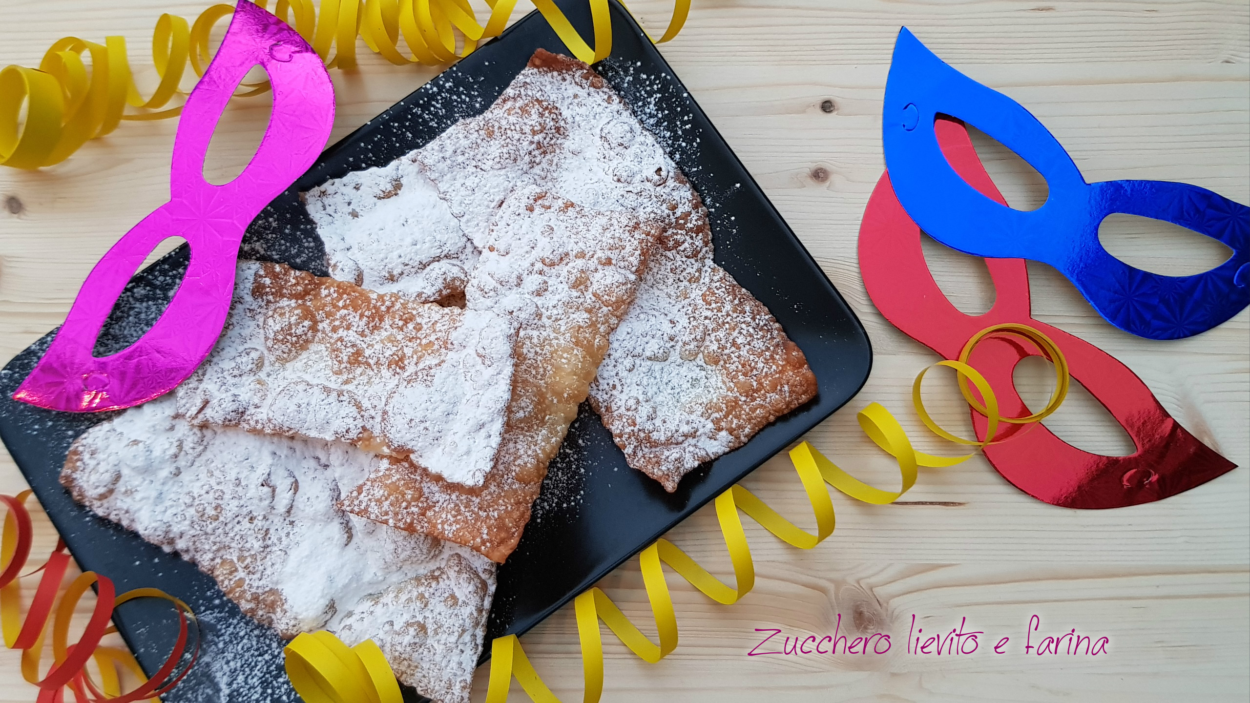 Fiocchetti o chiacchiere di carnevale