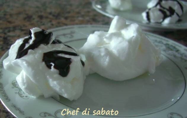 Fiocchi di neve con miele e cioccolato