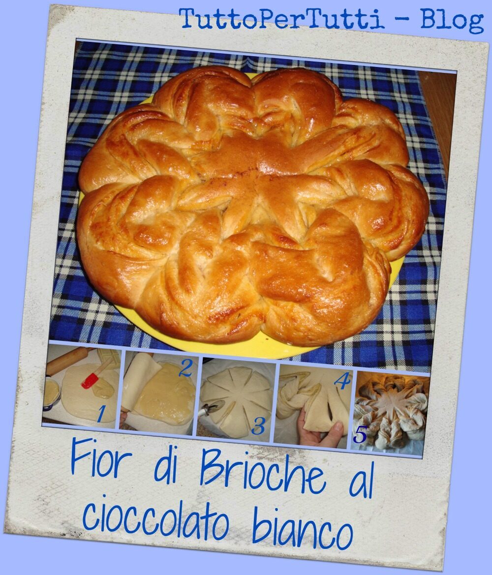 Fior di brioche al cioccolato bianco
