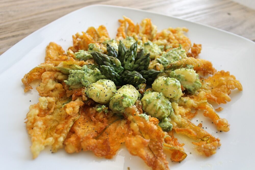 Fior di gnocchi master e asparagi