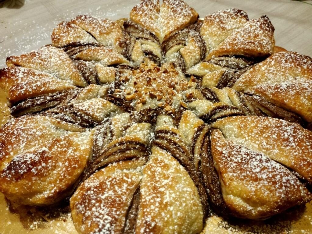 Fior di sfoglia alla nutella