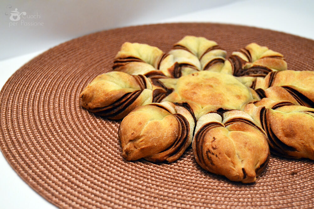 Fiore di pan brioche alla nutella