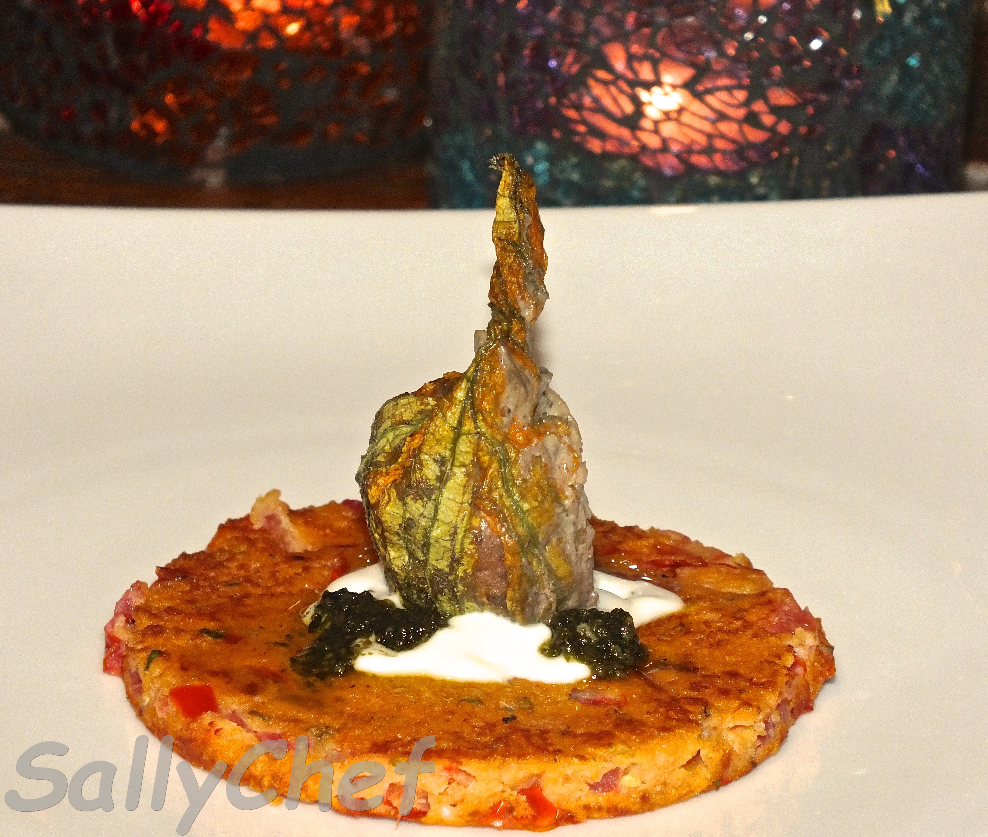 Fiore di zucchina e omelette, un valido sostegno