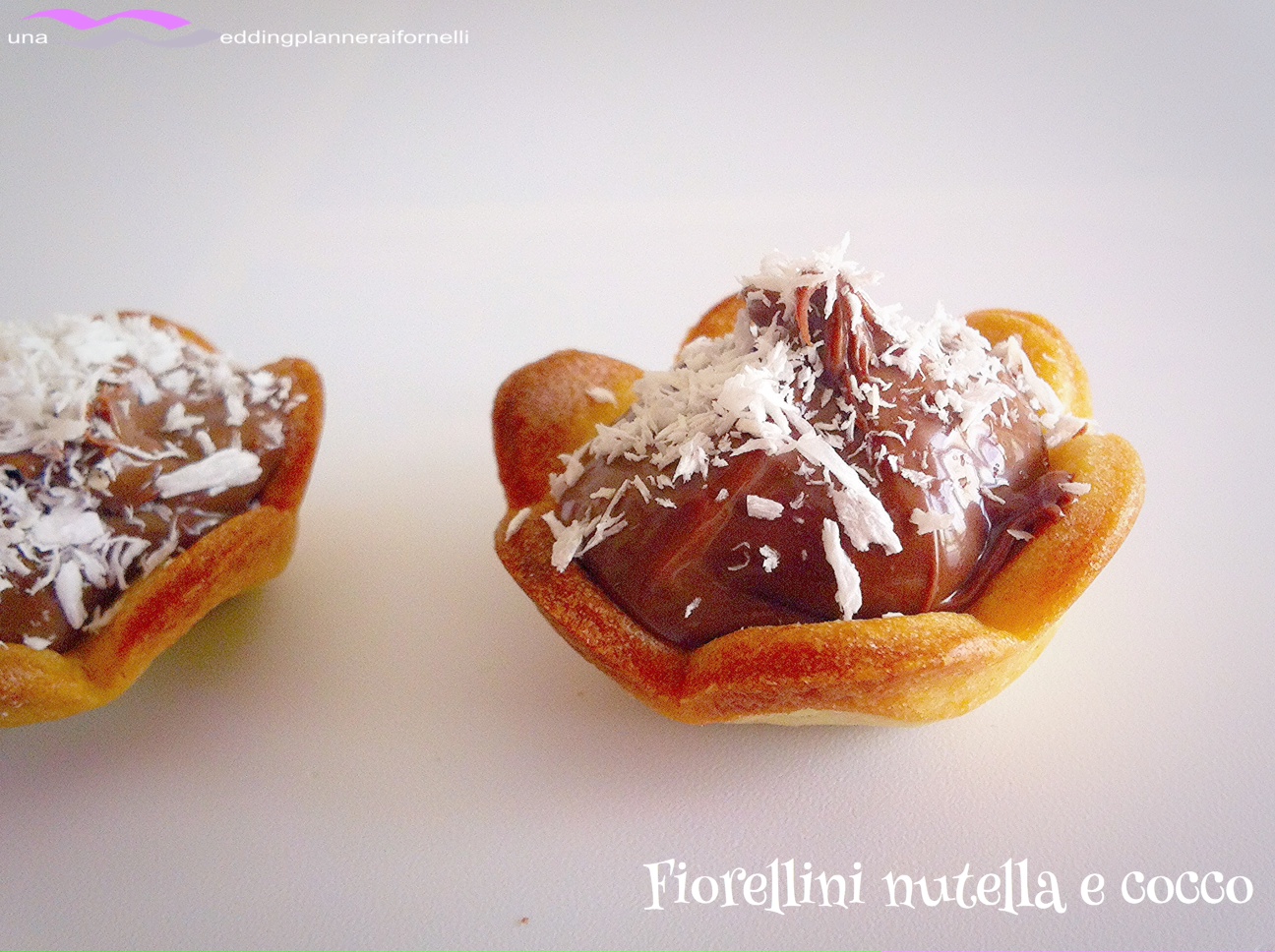 Fiorellini nutella e cocco
