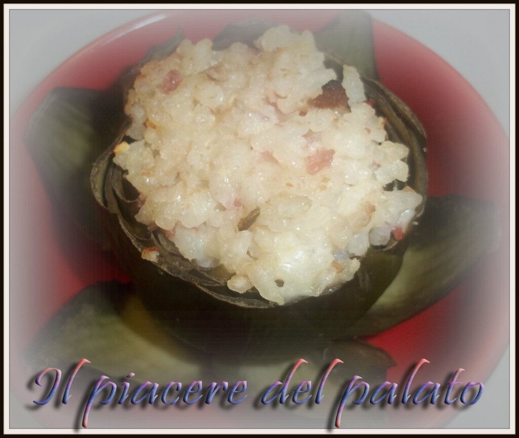 Fiori di carciofi ripieni