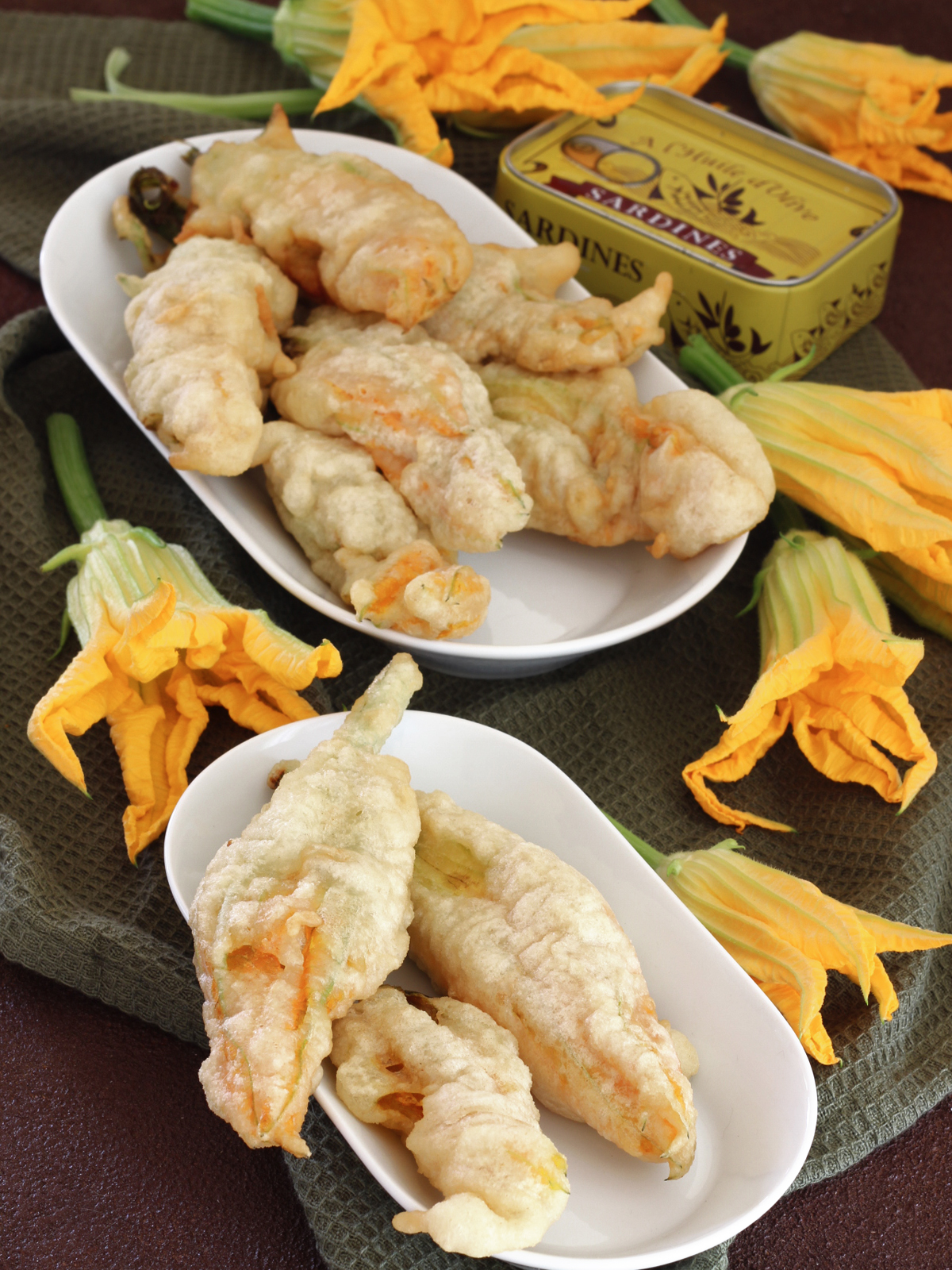 Fiori di zucca alla romana