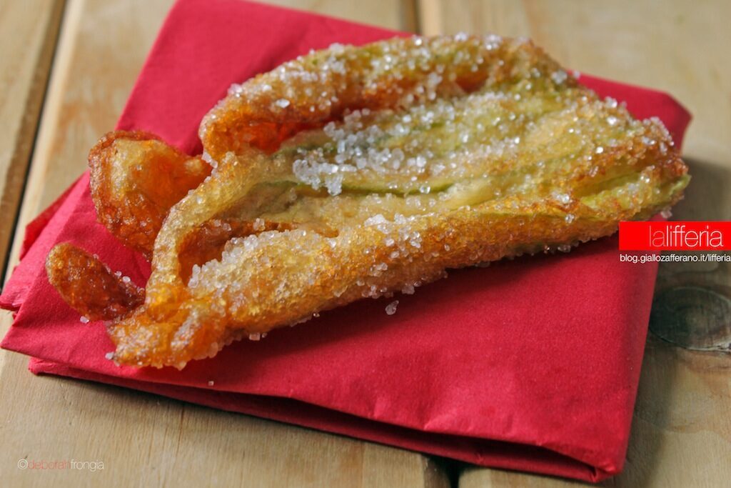 Fiori di zucca dolci | ricetta della nonna