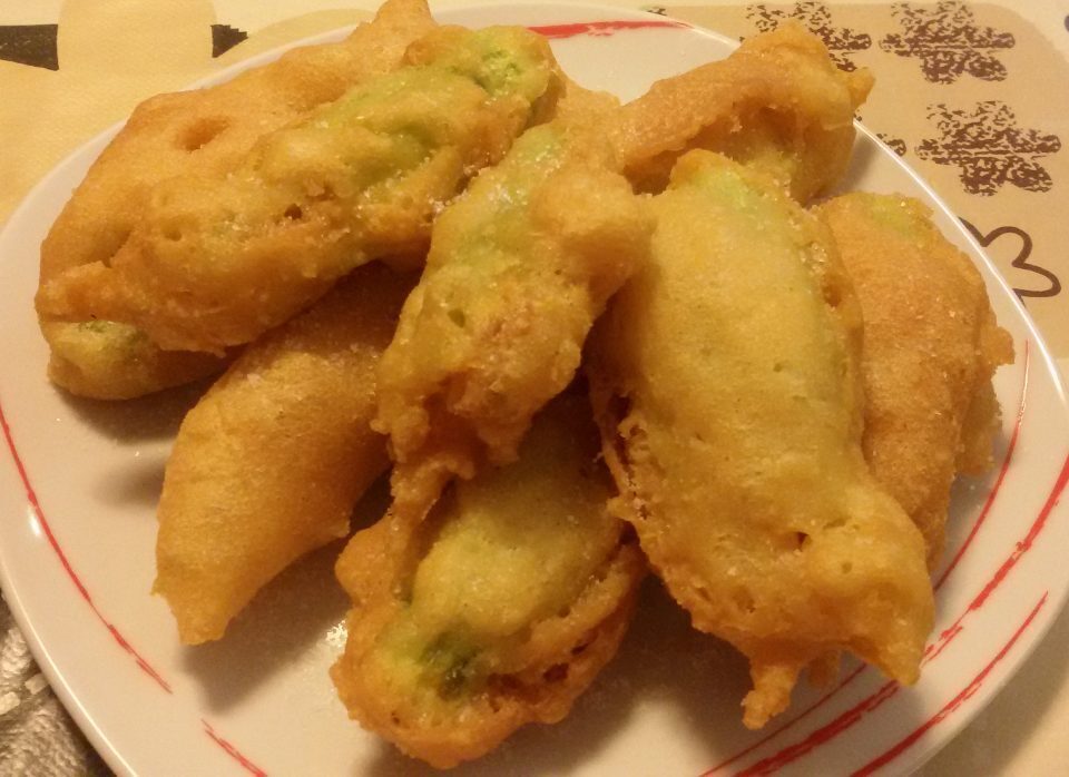 Fiori di zucca fritti in pastella alla birra