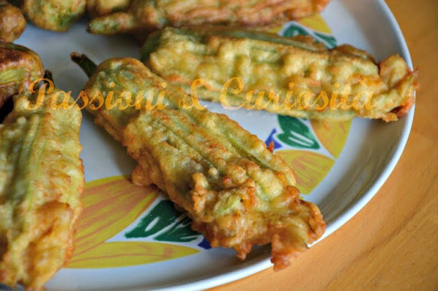 Fiori di zucca imbottiti