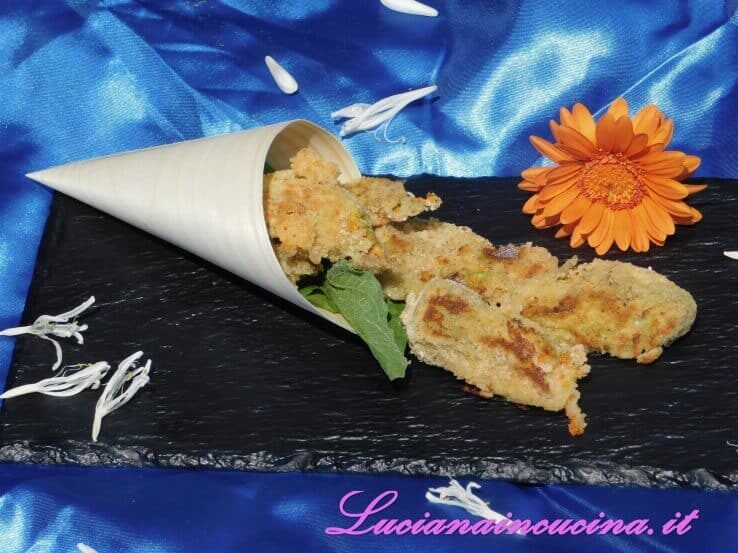 Fiori fritti non fritti