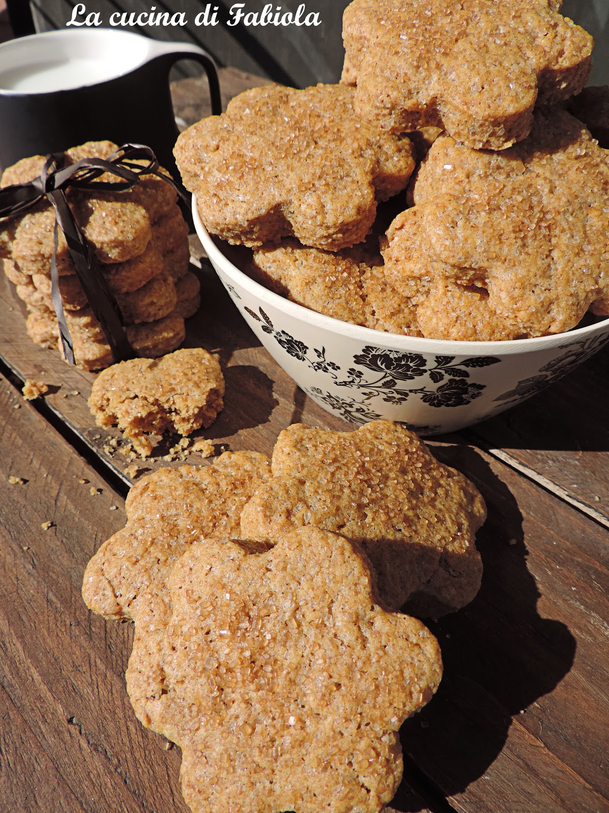 Fiori integrali con zucchero di canna ( senza burro)