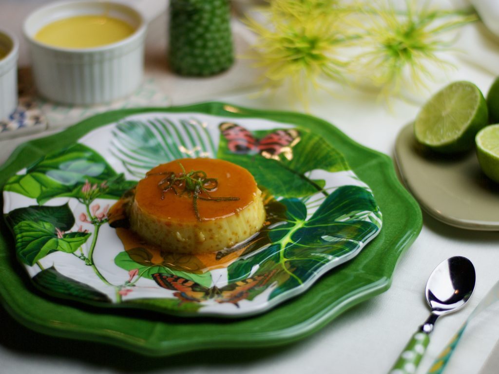 Flan de vainilla messicano
