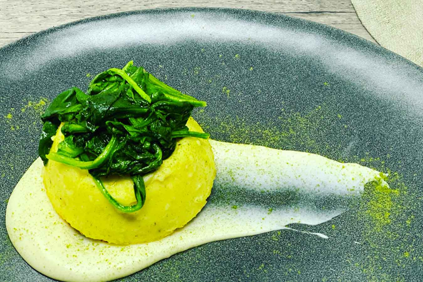 Flan di pecorino al ginepro