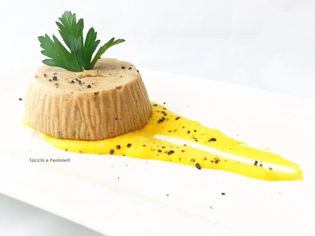 FLAN DI PORCINI CON CREMA AL BAGOSS