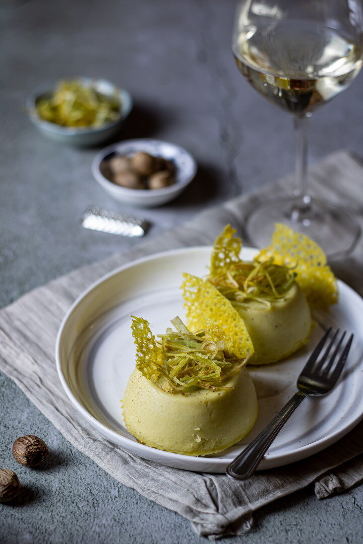 Flan di porri (con il verde)