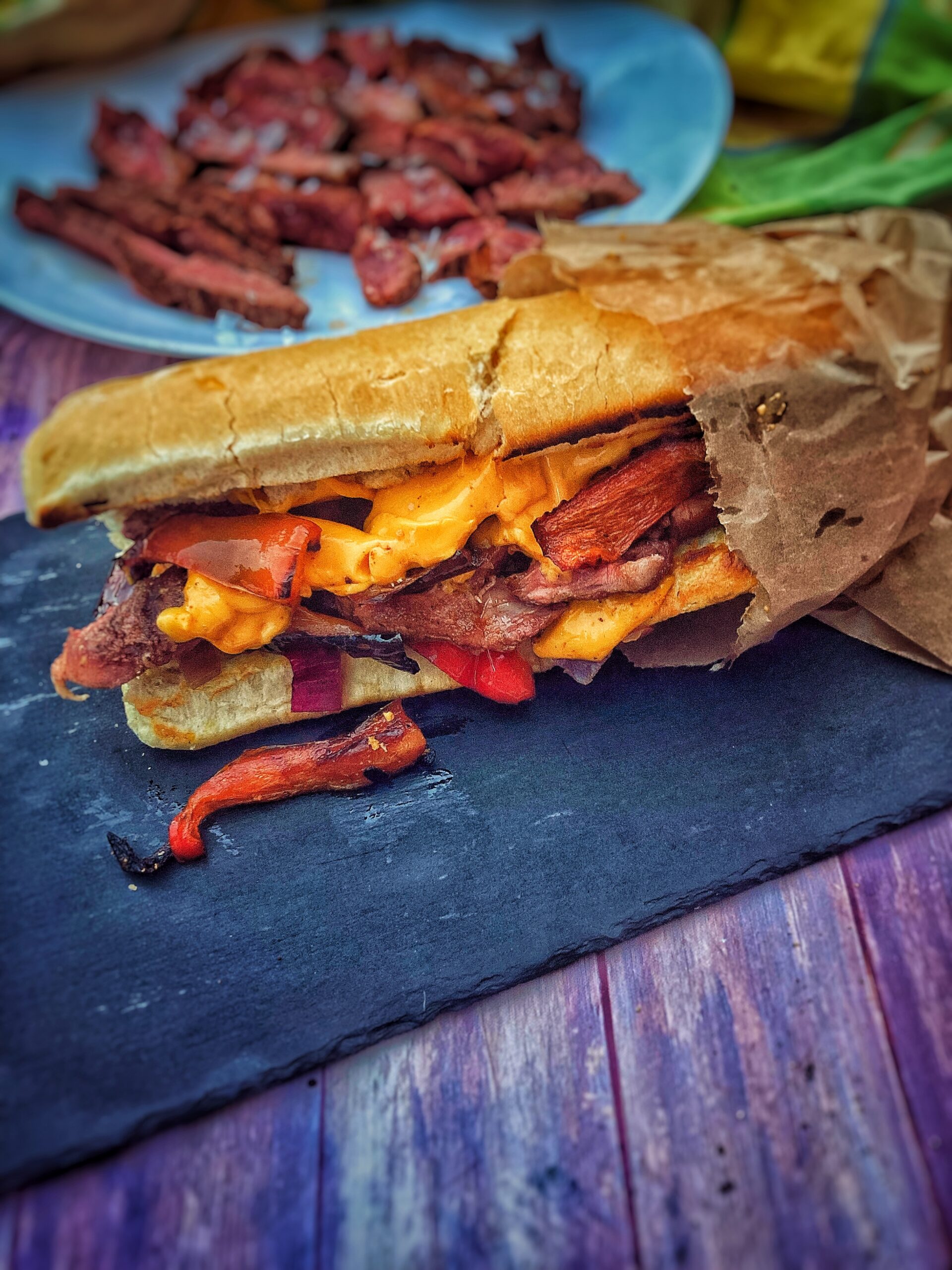 Flat iron steak sandwich (stati uniti)