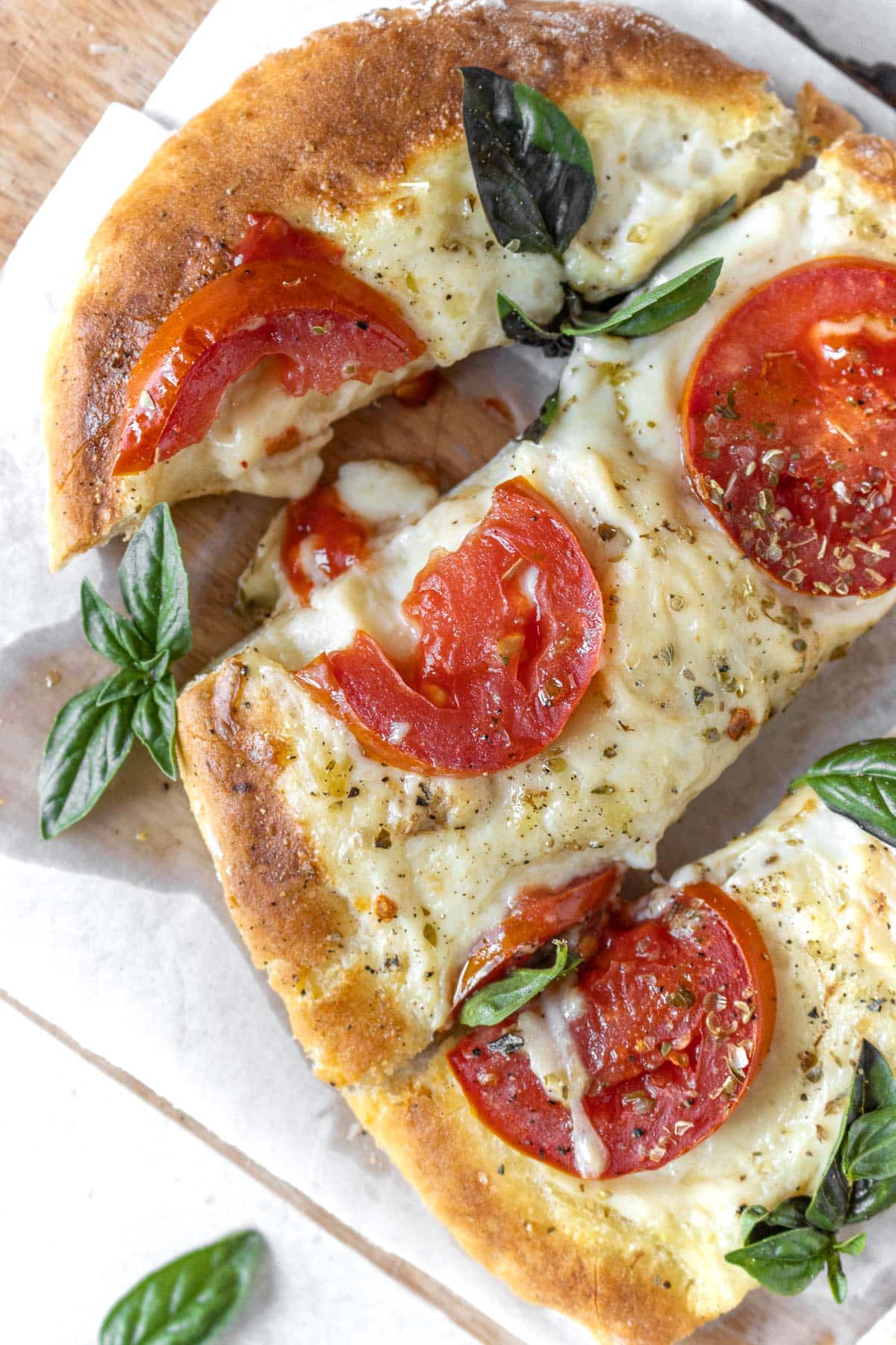 Flatbread pizza con 3 gusti veg