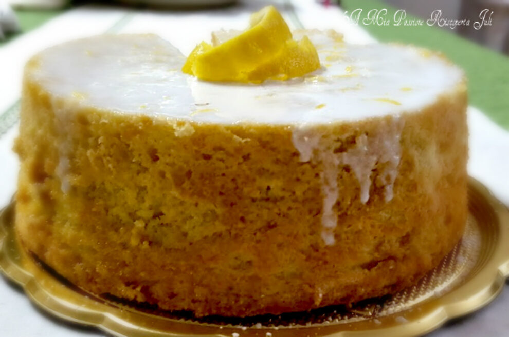 Fluffosa al limone con lievito fatto in casa