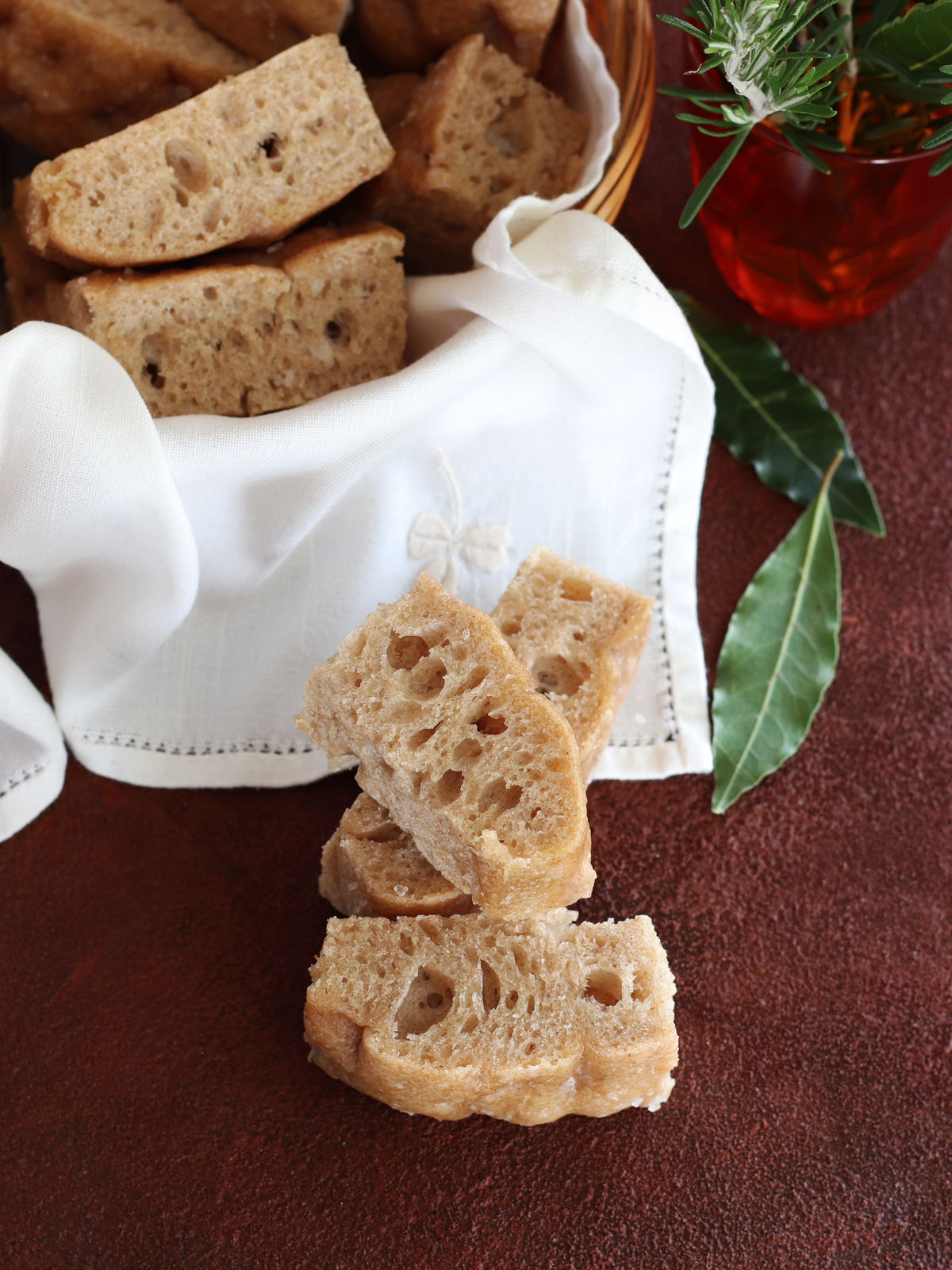 Focaccia al Farro con esubero di Li.co.li