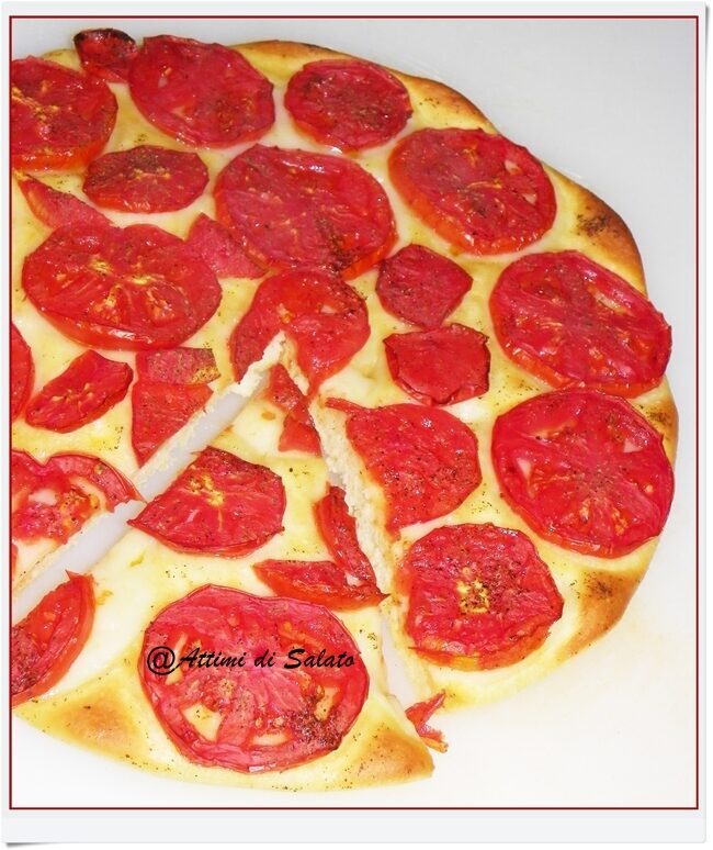 Focaccia al pomodoro fresco