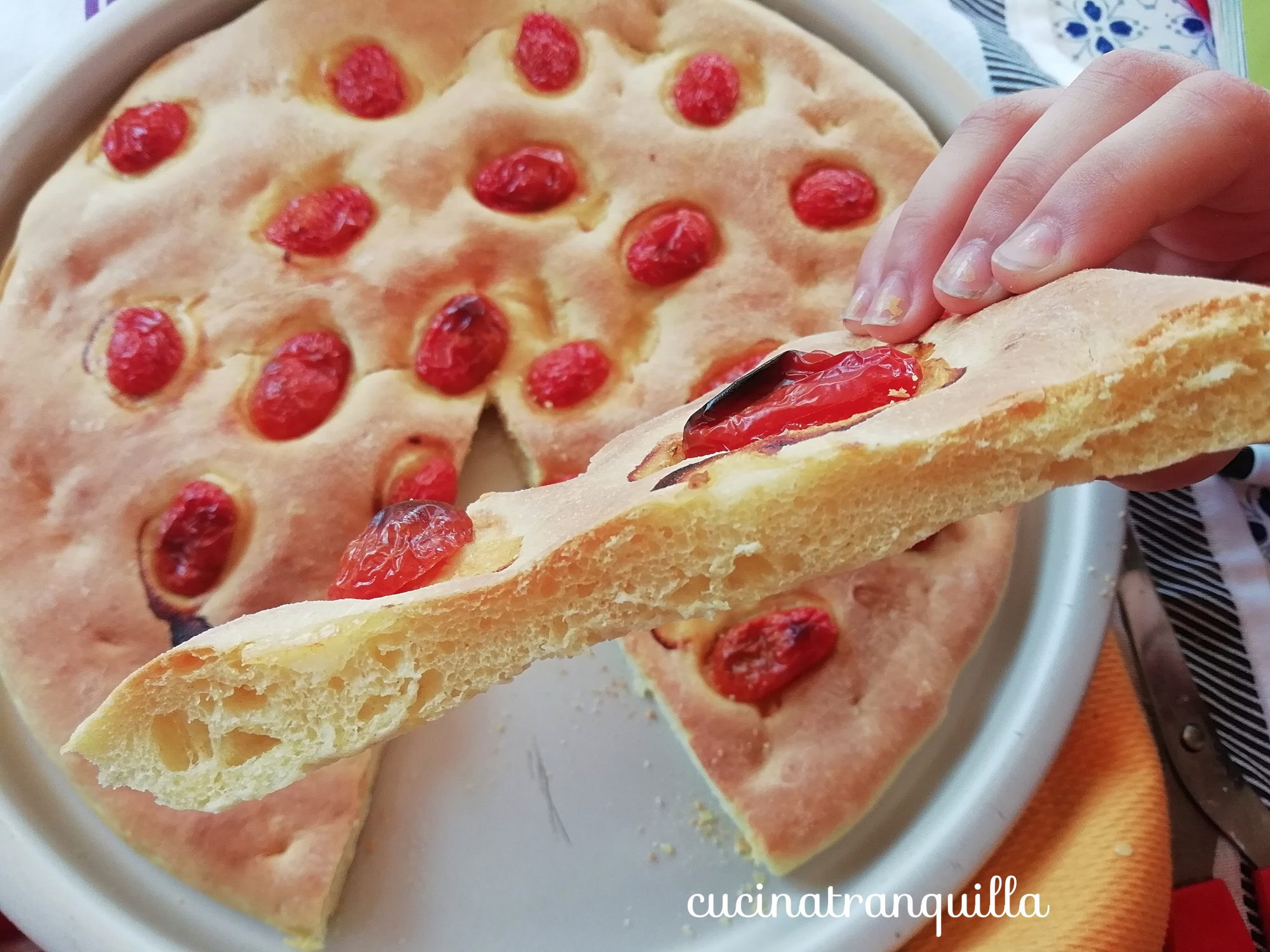Focaccia alla curcuma