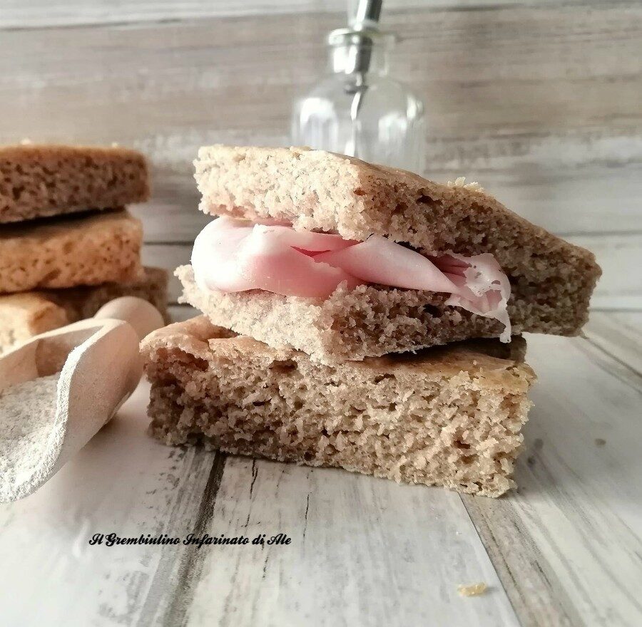 Focaccia alla farina di segale