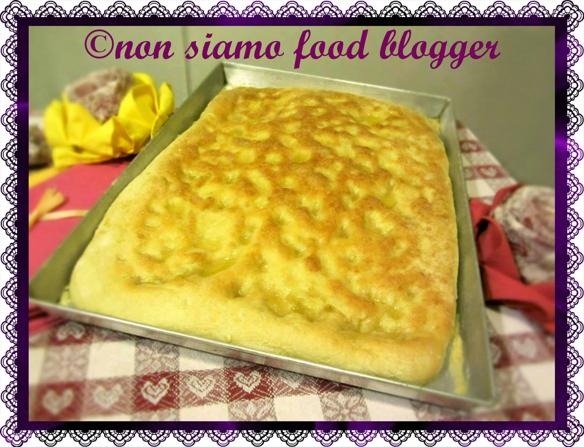 Focaccia all’olio, ricetta semplice