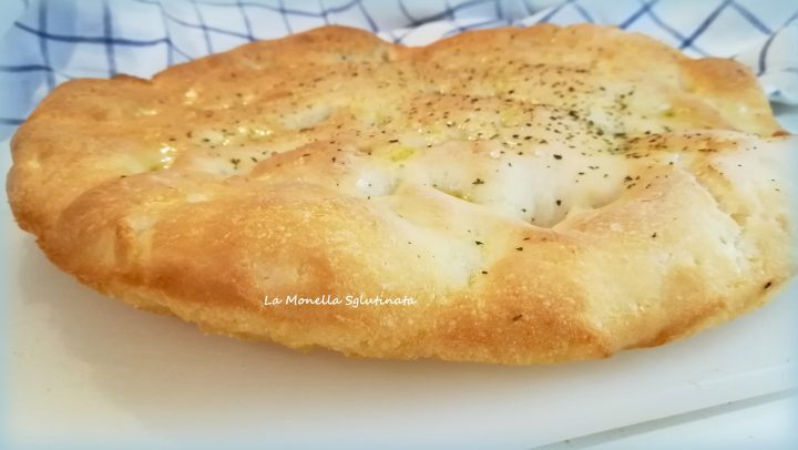 Focaccia alta e soffice senza glutine
