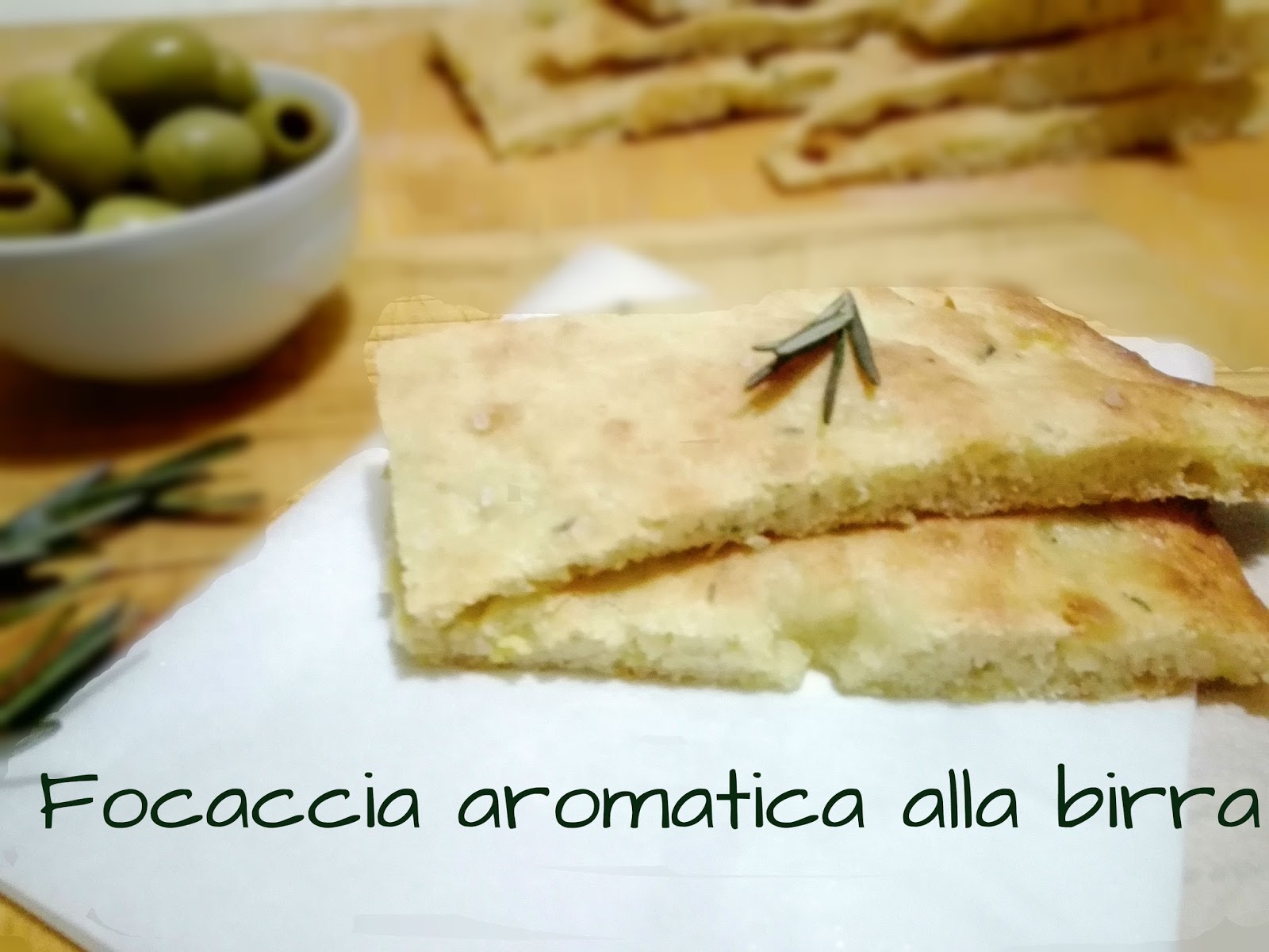 Focaccia aromatica e te stai a invecchià!!