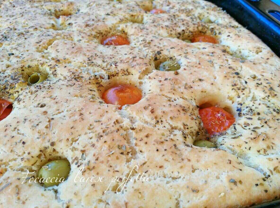 Focaccia barese perfetta