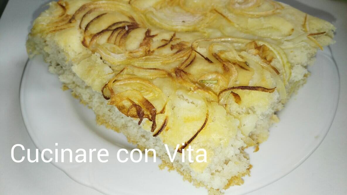 Focaccia con cipolla