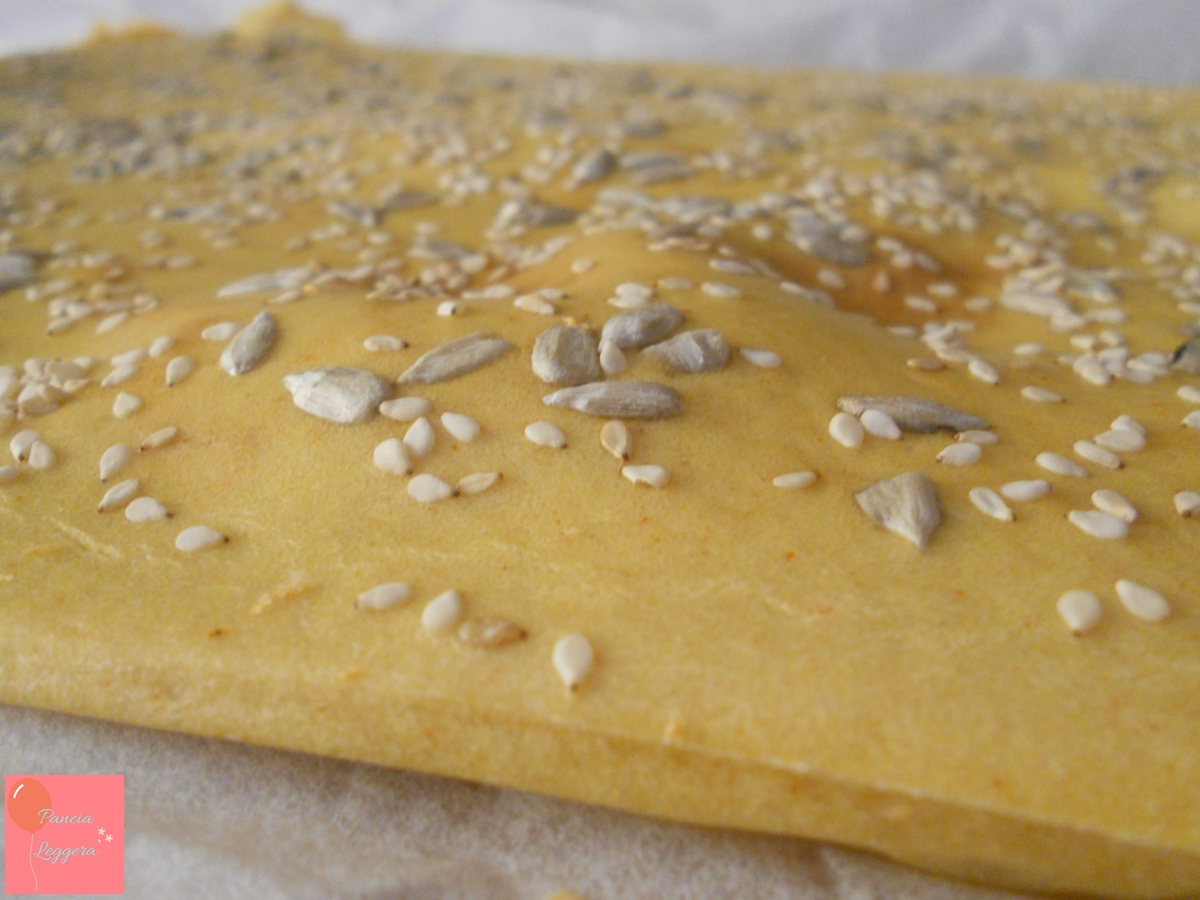Focaccia con farina di ceci senza lievito
