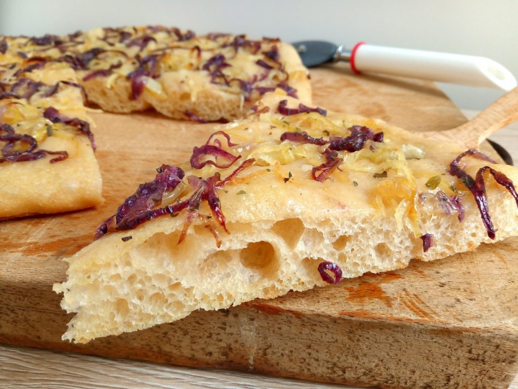 Focaccia con le cipolle