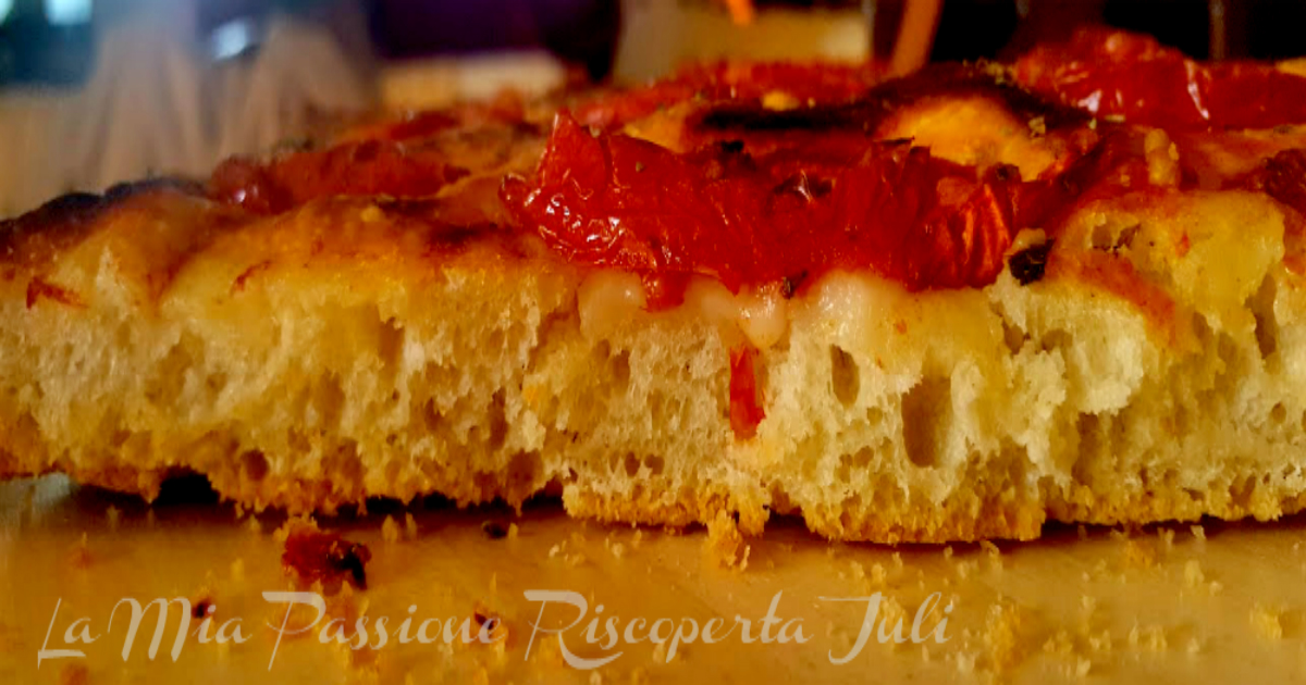 Focaccia con lievito madre