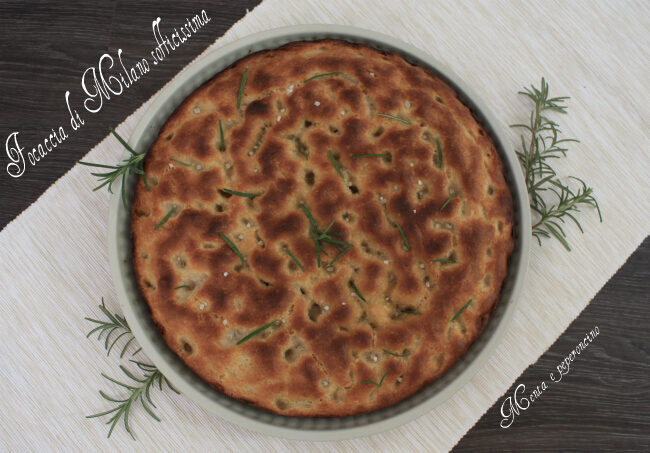 Focaccia di milano sofficissima