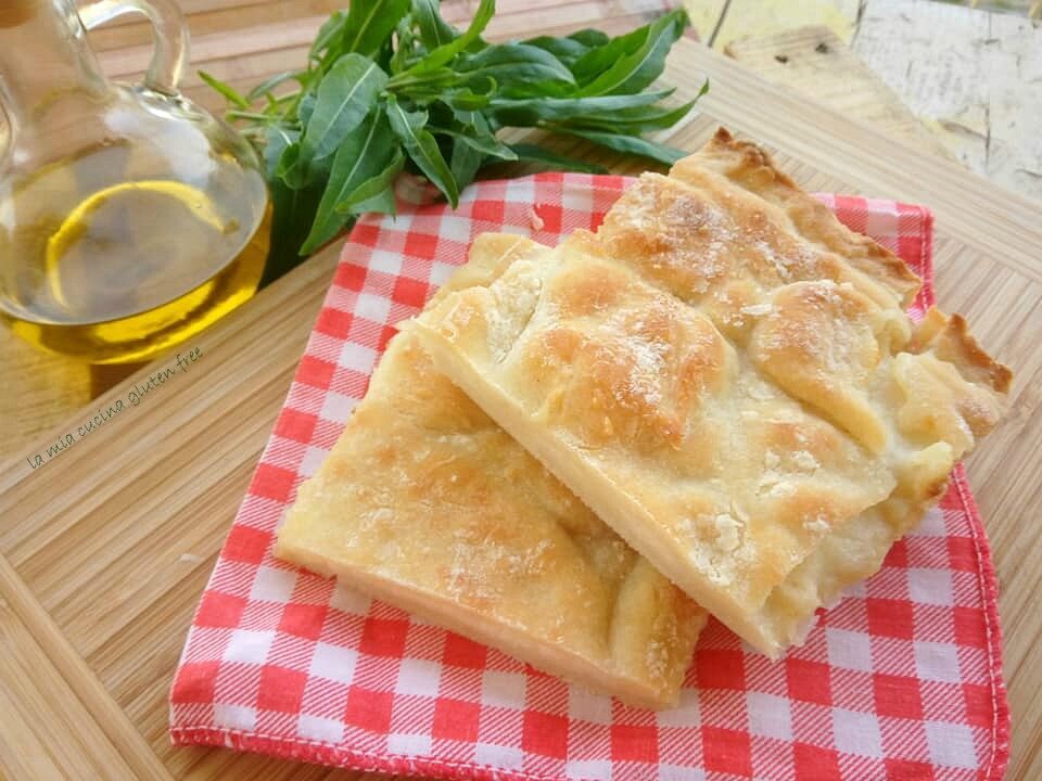 Focaccia di recco senza glutine