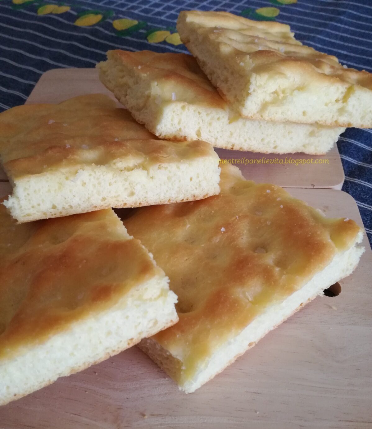 Focaccia di semola frizzante