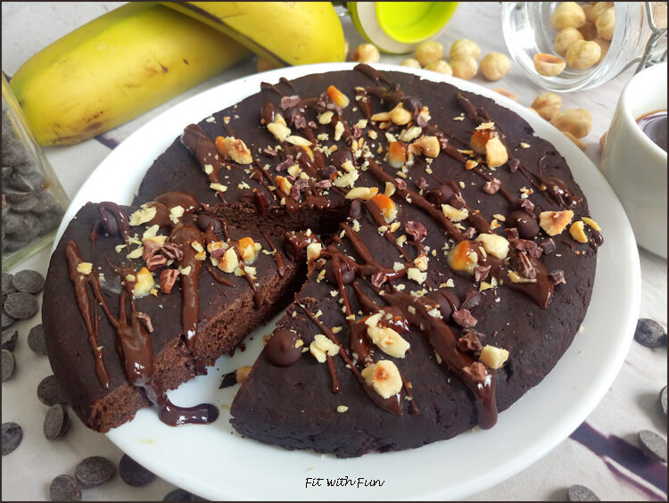 Focaccia dolce e light al triplo cioccolato