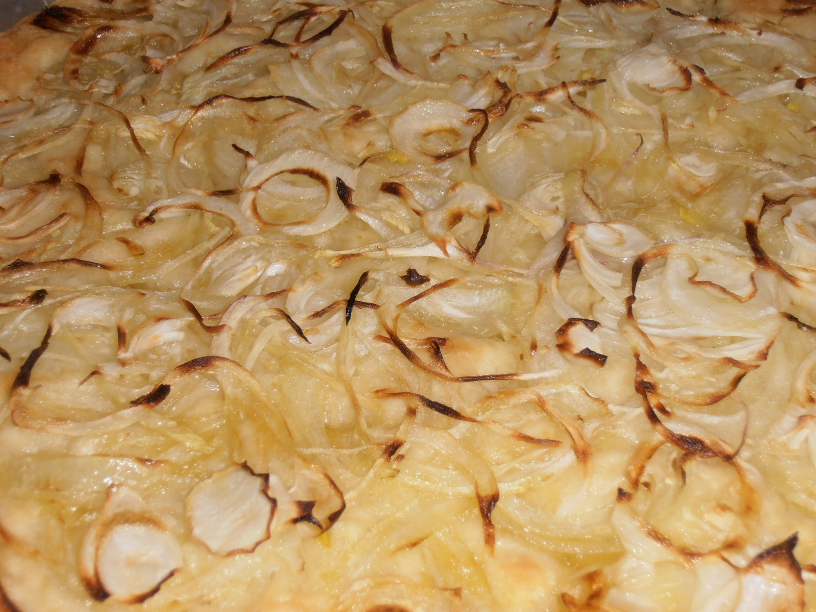 Focaccia genovese con le cipolle (a fugassa coe cioule)
