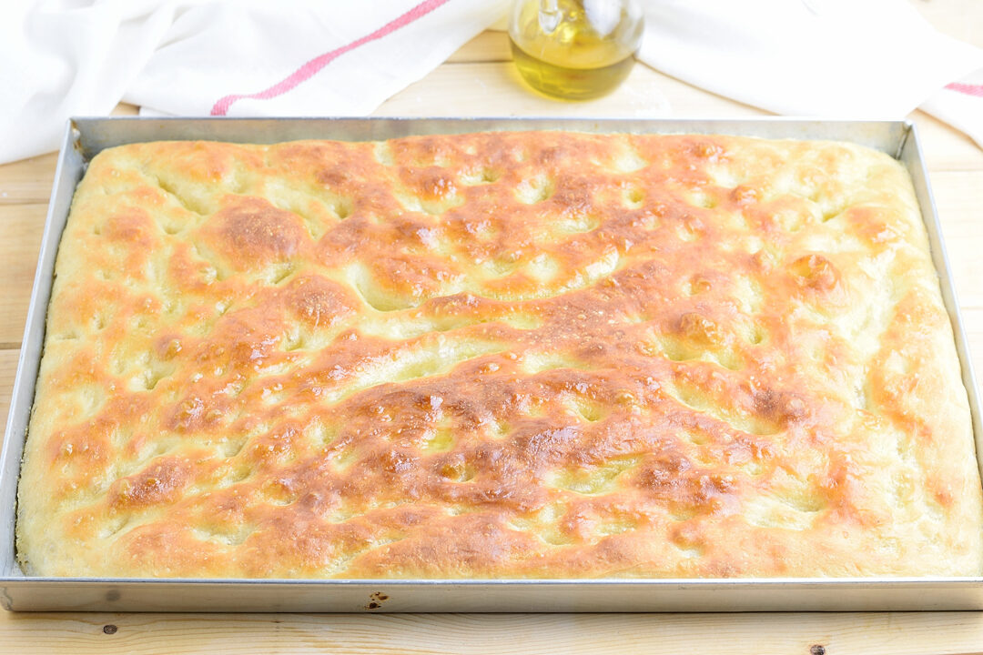 Focaccia genovese fatta in casa