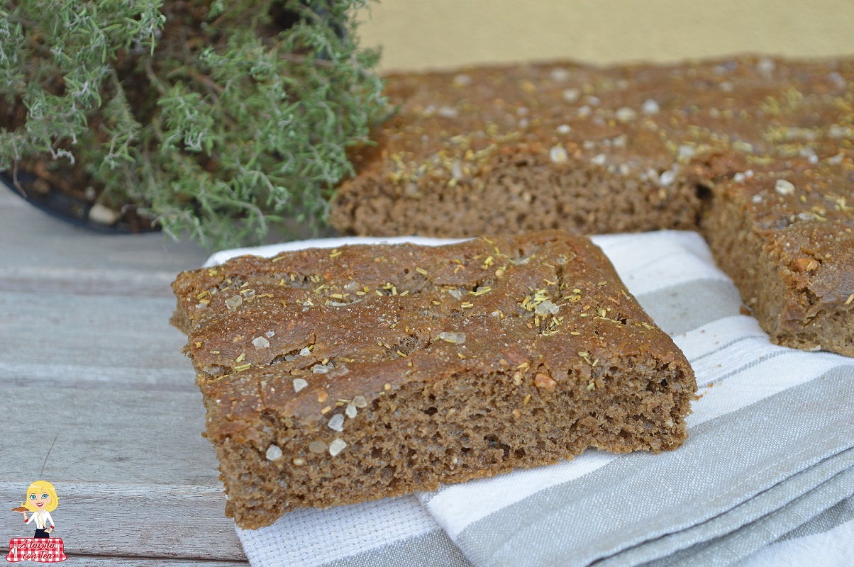 Focaccia integrale semplice e veloce