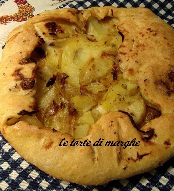 Focaccia lucana con patate e cipolle….