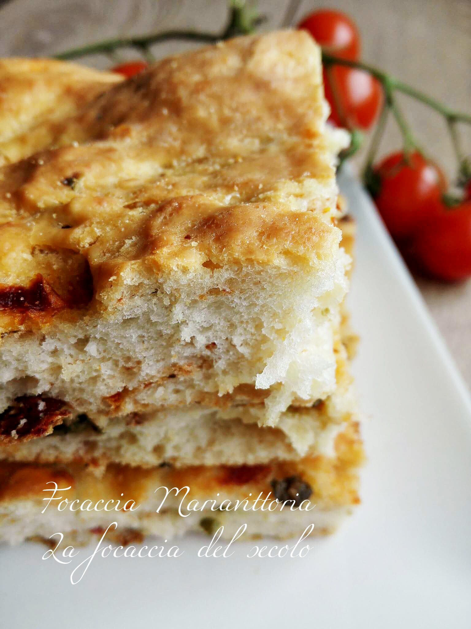Focaccia Mariavittoria – la focaccia del secolo